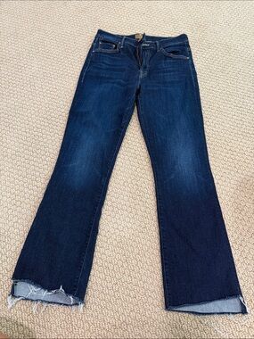 Mother Blue Women's cropped Jeans - Classic Denim